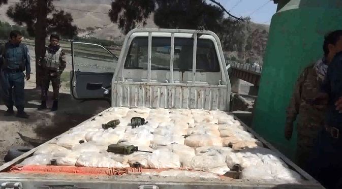 Police Seize Vehicle with Over 300 Kg of Explosives in Baghlan