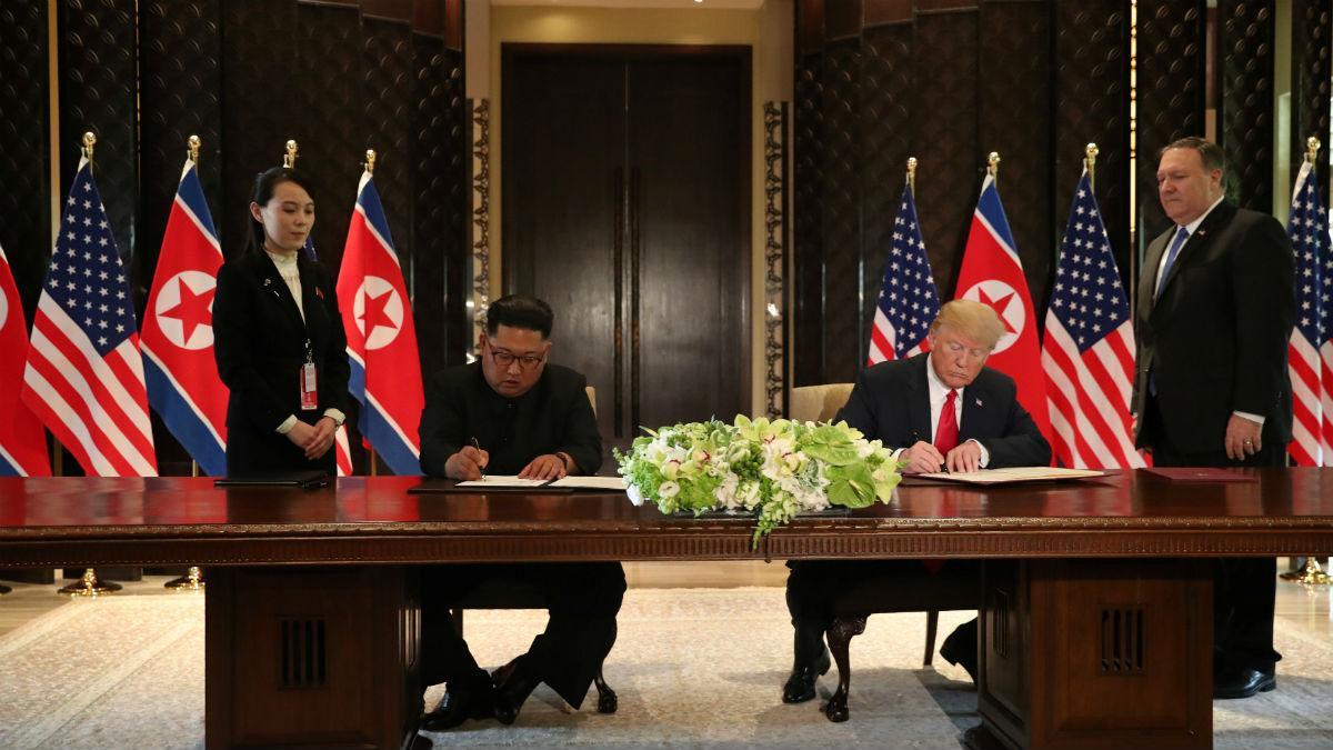 Trump, Kim formed 