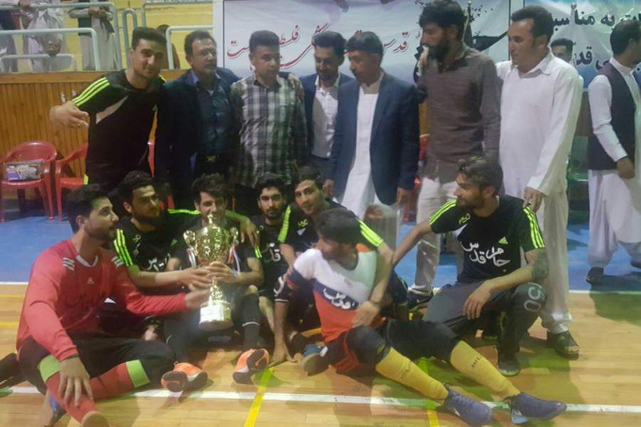 تیم فوتسال اتحاد هرات، برنده جام قدس شد