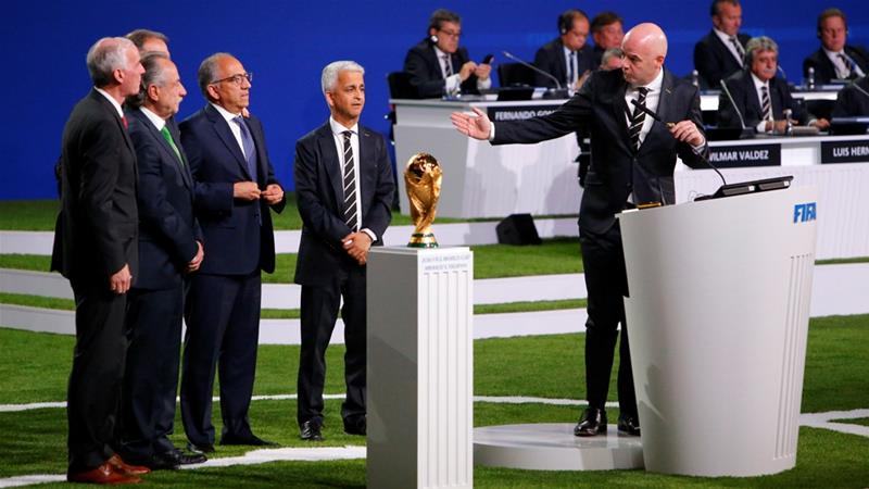 US, Canada and Mexico to host football World Cup 2026
