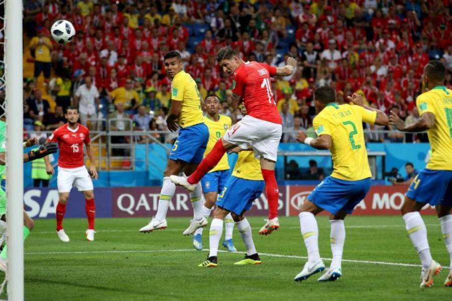 ناکامی برزیل در اولین بازی؛ تساوی یک بر یک مقابل سوئیس