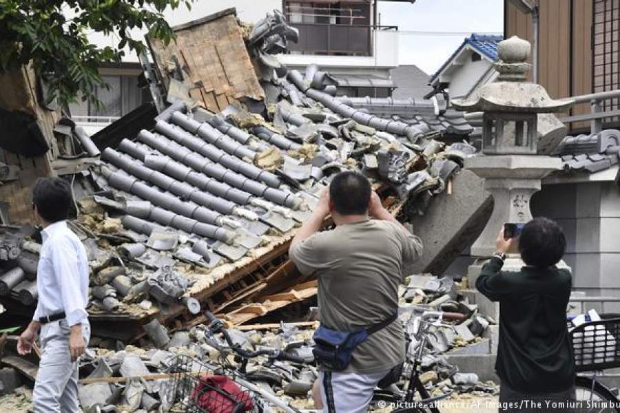 زلزله‌ای شدید در غرب جاپان؛ شماری کشته و زخمی شدند