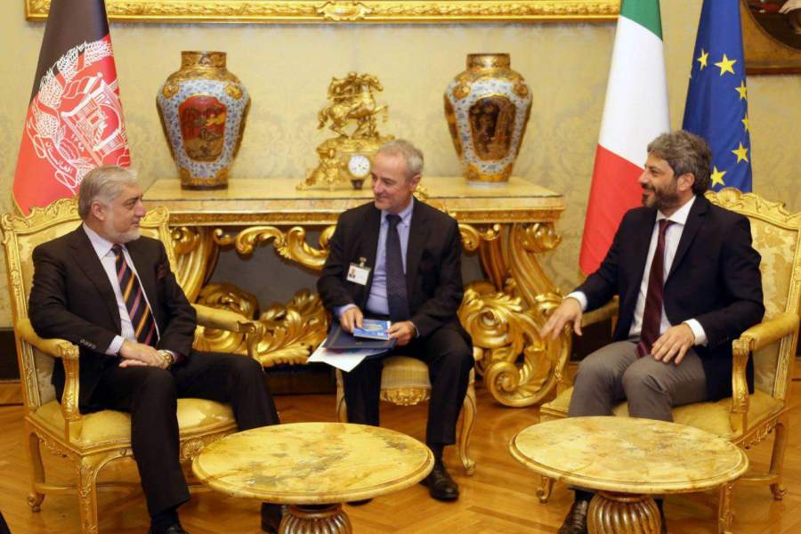 عبدالله با رییس مجلس نمایندگان ایتالیا دیدار کرد