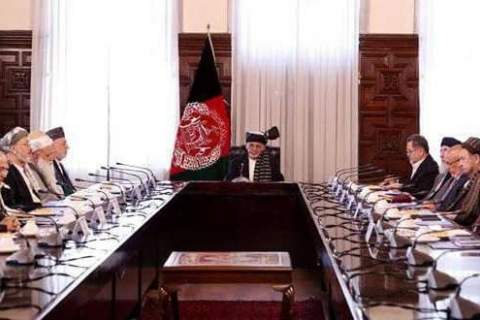 برگزاری نشست مشورتی رئیس جمهور غنی با رهبران جهادی و بزرگان سیاسی در کابل