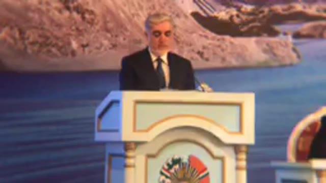 سخنرانى داکتر عبدالله عبدالله در كنفرانس بين المللى آب براى انكشاف پايدار در تاجیکستان