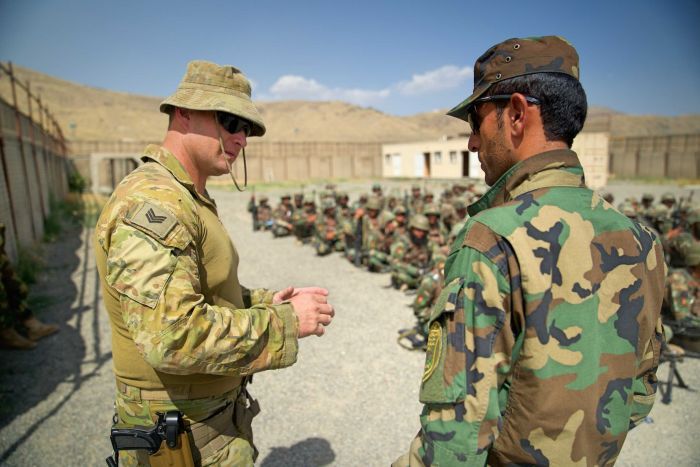 The Australians helping young Afghans take up arms against the Taliban
