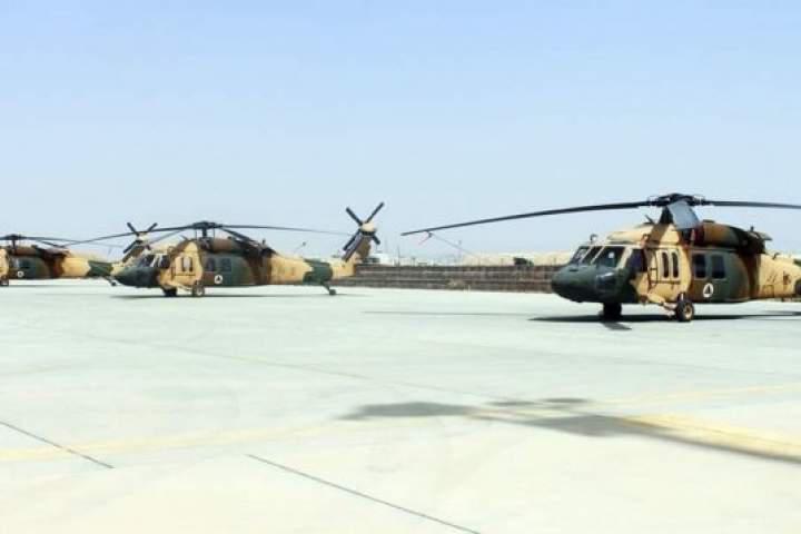 NATO handed over 3 Blackhawk Helicopters to the ANA (Afghan National Army) in Helmand province