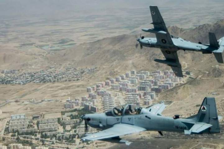 کشته شدن ۵۰ طالب در حملات هوایی در پکتیا
