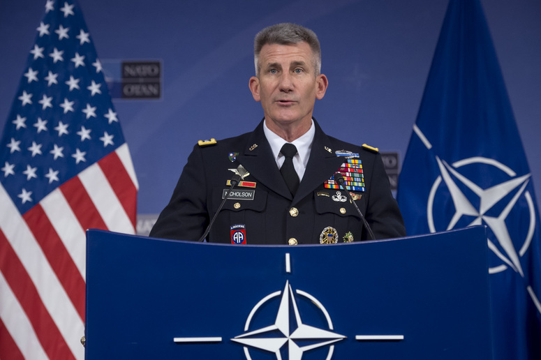 U.S. general says remarks on Afghan peace talks 