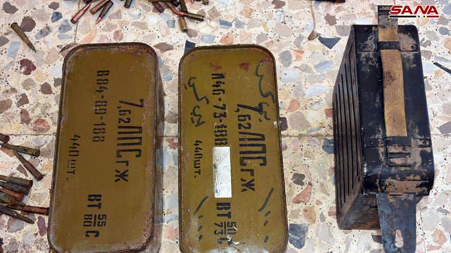 Syrian forces discover Zionist-made bombs in foreign-sponsored Takfiri militants’ weapons cache