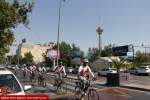 گزارش تصویری/  دوچرخه‌سواران هرات پس از رکاب‌زدن 1475 کیلومتر در تهران  