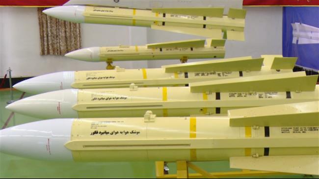 Iran unveils mass production of home-made air-to-air missile