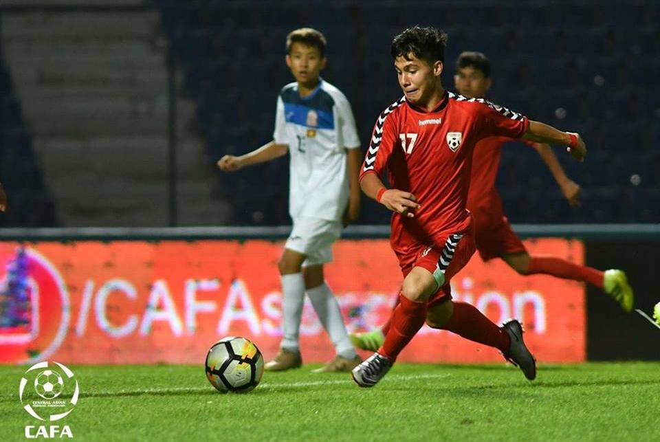 Afghan U-15s Defeat Kyrgyzstan in CAFA Football Tournament