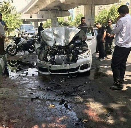مستی راننده دلیل تصادف شاهراه بابایی تهران
