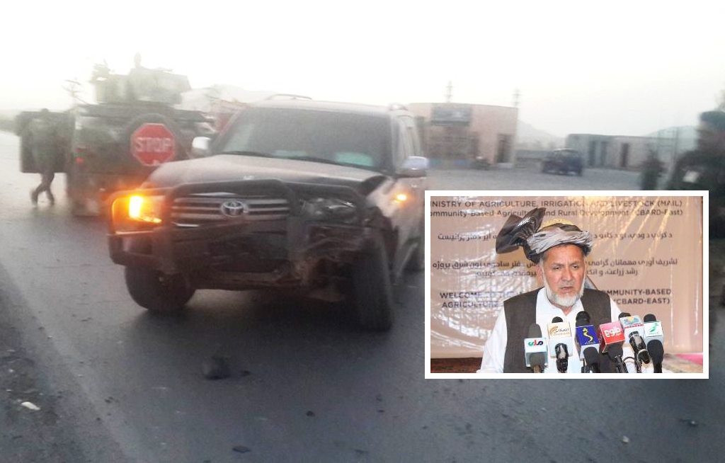 Tribal elder among 4 killed in a suicide car bomb attack in Nangarhar