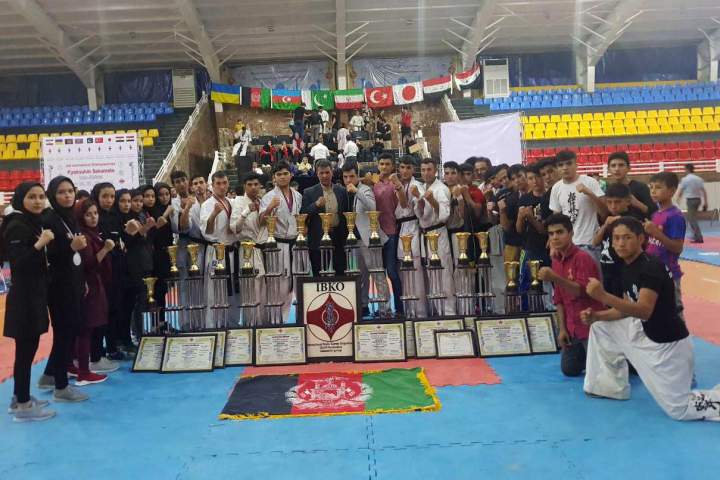 کسب 19 مدال طلا، نقره و برنز توسط مردان و زنان افغانستان در مسابقات بین‌المللی «کیوکوشین ساکاموتو» در ایران
