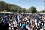 تظاهرات شهروندان و اعضای جنبش روشنایی در بامیان
