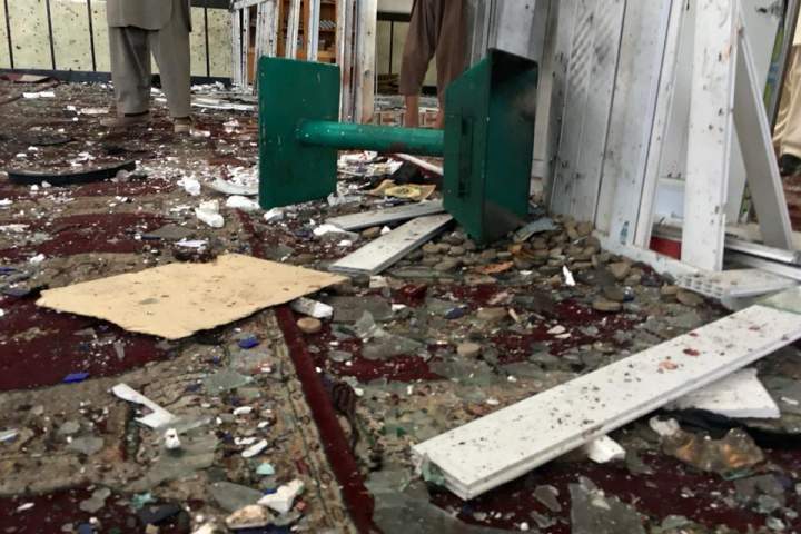 130 شهید و زخمی در حمله انتحاری به مسجد امام زمان در شهر گردیز+ تصاویر