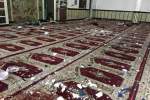 تصاویری از داخل مسجد صاحب الزمان در شهر گردیز که به خاک و خون کشیده شد  