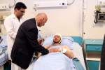 رئیس‌ جمهور از مجروحین حادثه تروریستی گردیز عیادت کرد