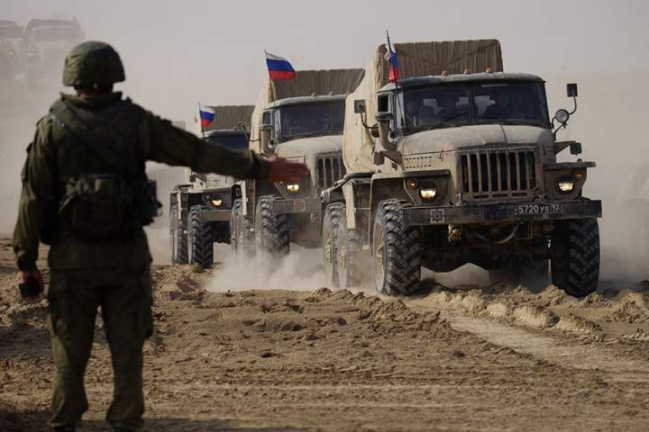 مانور نظامی روسیه و متحدانش در امتداد مرزهای شمالی افغانستان