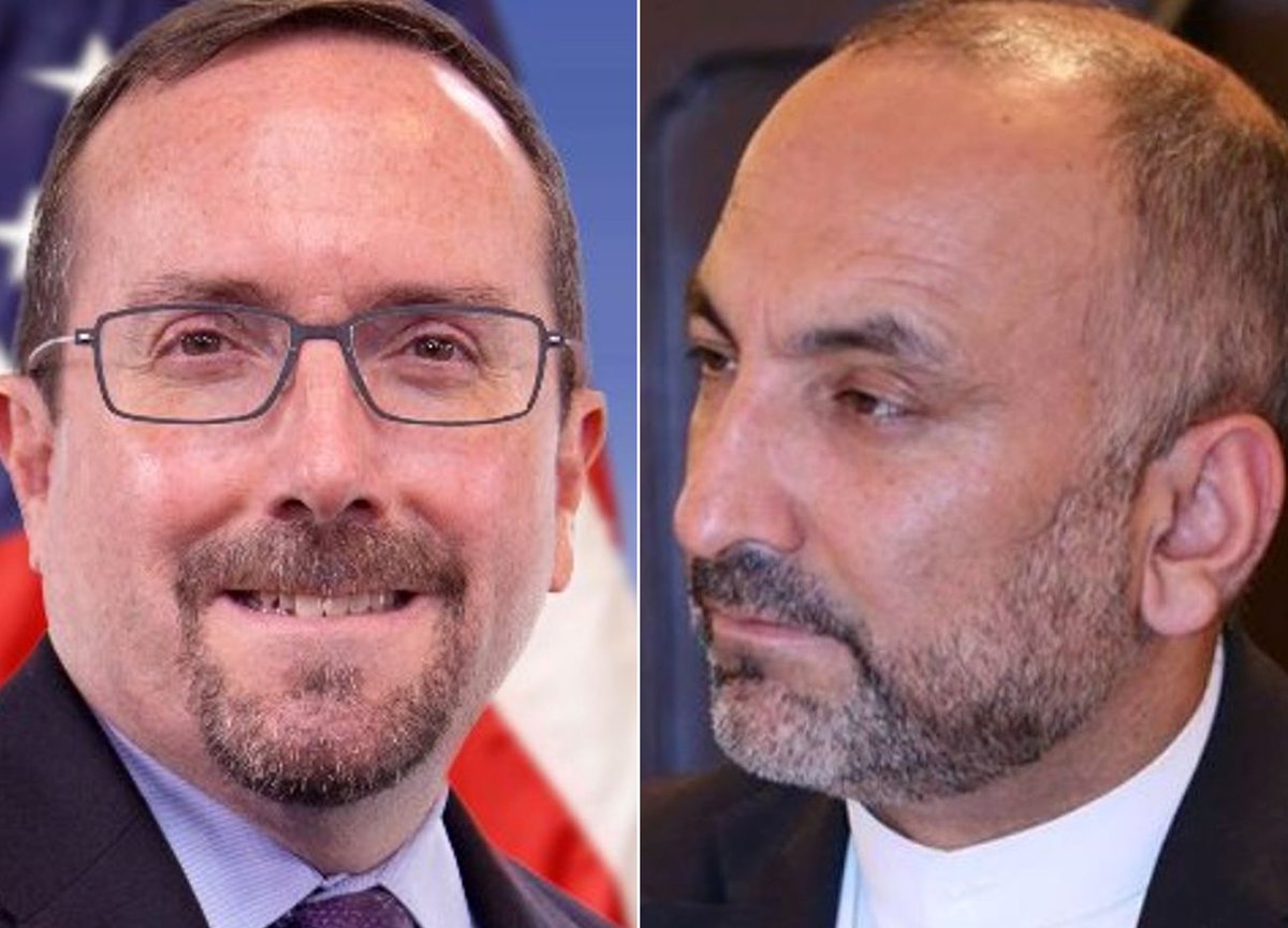 Ambassador Bass hails Atmar for strengthening U.S.-Afghan strategic partnership