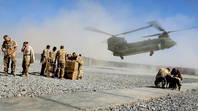 نقش نیروهای انگلیس در افغانستان آموزش و مشوره دهی است