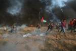 180 Palestinians injured in clashes with Zionist soldiers in eastern Gaza