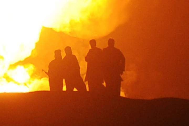 ده‌ها کیلوگرام مواد مخدر و مواد کیمیایی در پکتیکا آتش‌ زده‌ شد