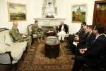 دیدار رئیس‌جمهورغنی با فرمانده جدید ماموریت حمایت قاطع در افغانستان