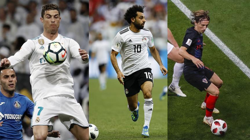 Salah, Ronaldo, Modric for Best FIFA Men