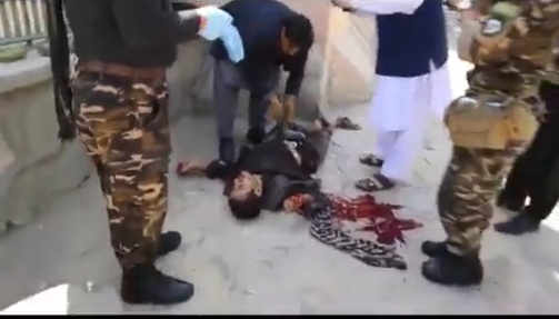 عامل انتحاری در کابل، به ضرب گلوله نیروهای امنیتی کشته‌ شد