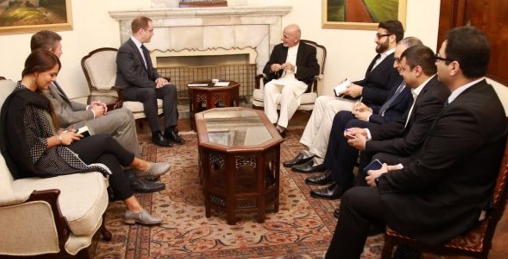 President Ghani met with the British Special Envoy for Afghanistan and Pakistan