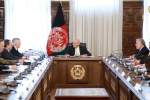 Ghani chairs high level security meeting in the Ministry of Defense