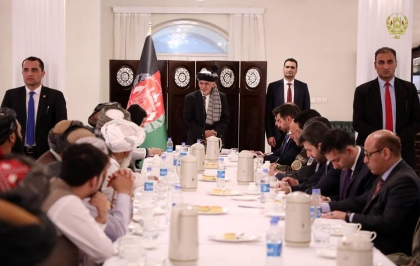 President Ghani Meets Zabul Elders