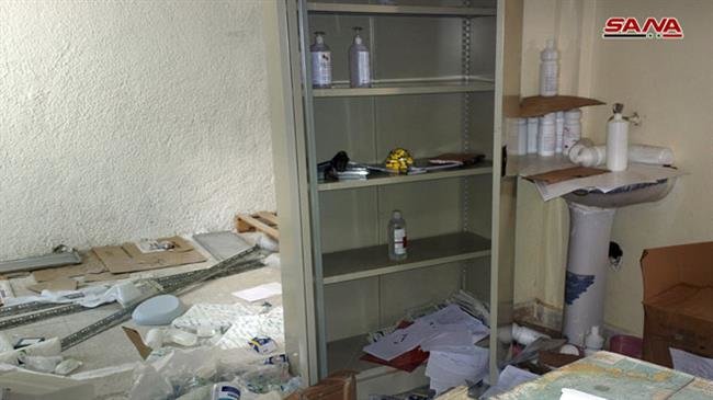 Syrian army forces find Zionist-made medicine in militant field hospital in Quneitra