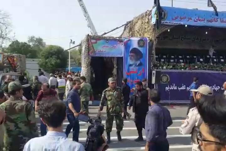 Several killed as militants open fire at military parade in southern Iran – state TV