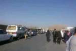 شاهراه کابل- بامیان بار دیگر از سوی معترضان مردمی مسدود شد
