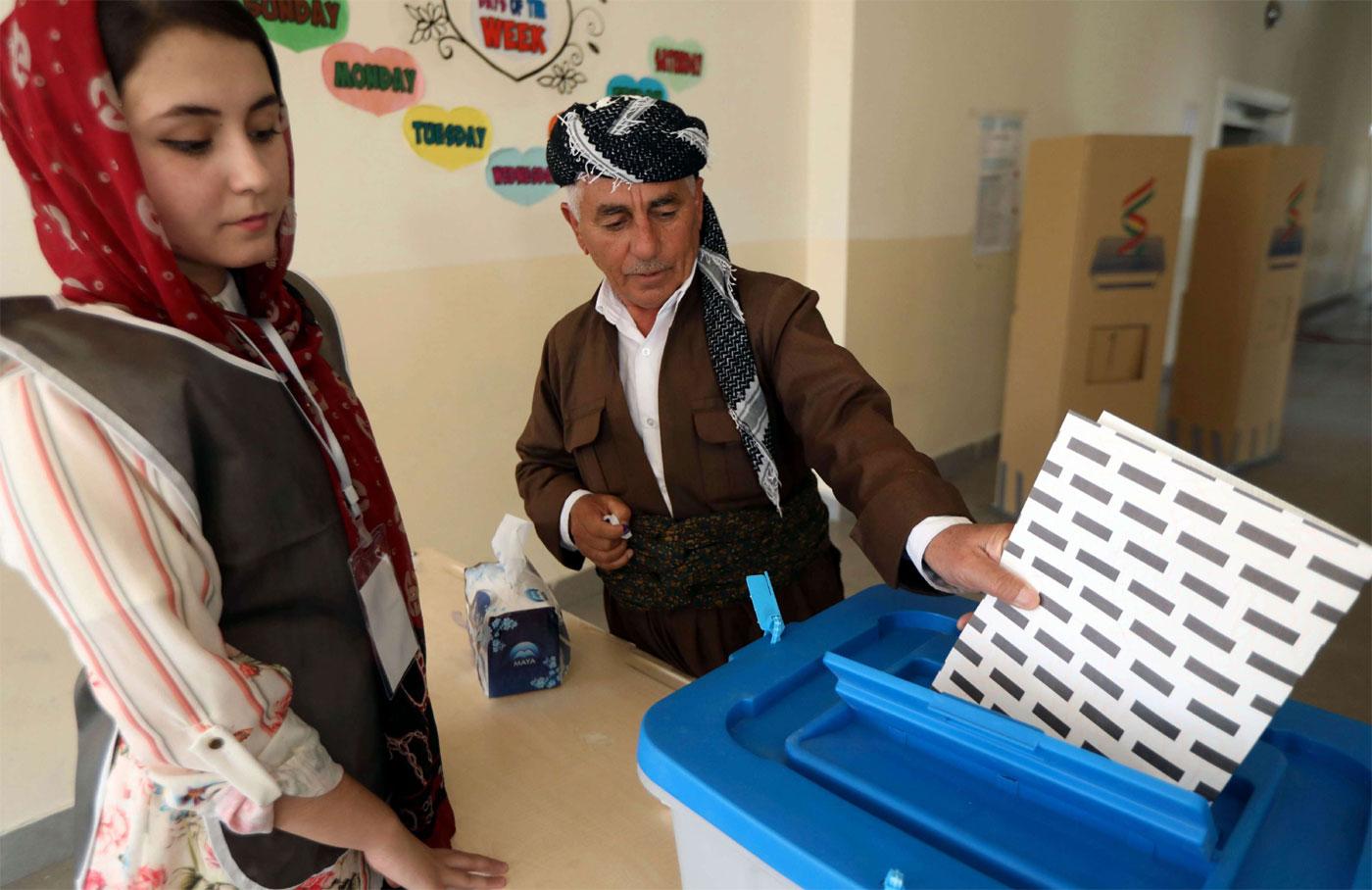 Iraqi Kurds vote for new parliament