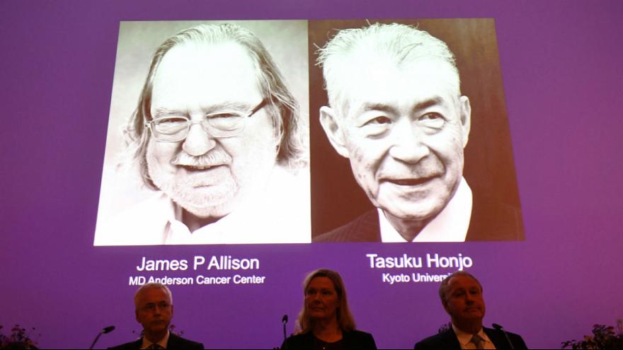 جایزه نوبل پزشکی سال به آلیسون آمریکایی و هونجو جاپانی  اعطا شد