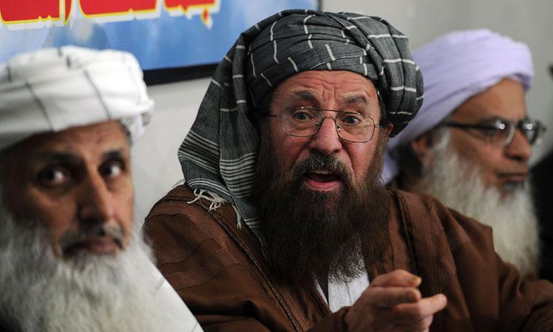 Maulana Sami propose talks between Afghan Ulemas, Taliban in a secret location