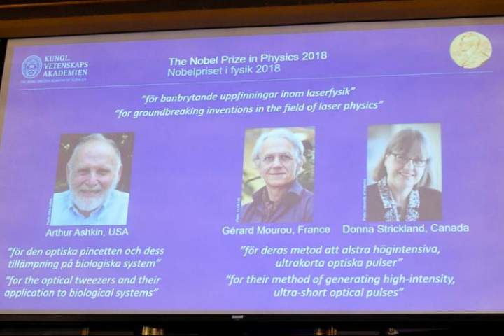 نوبل فزیک به سه دانشمند امریکایی، فرانسوی و کانادایی رسید