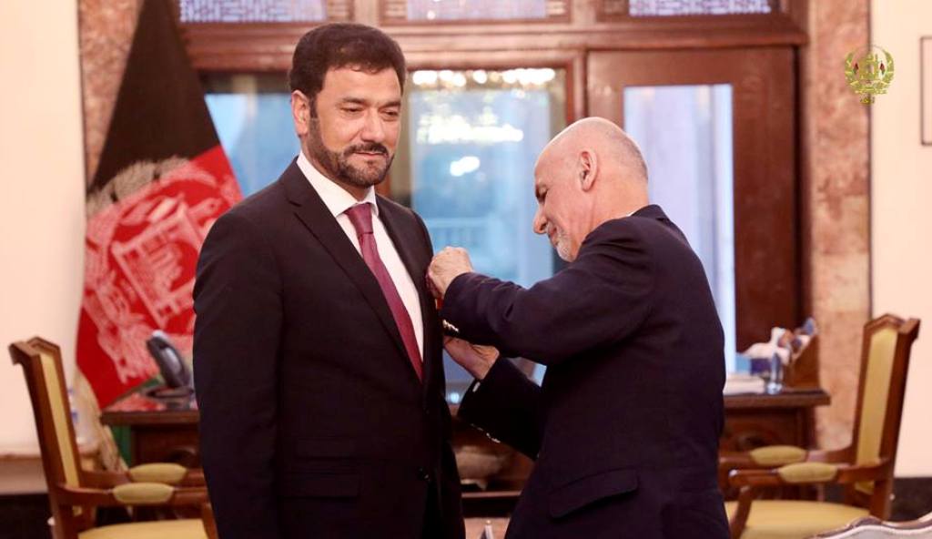 President Ghani confers High State Medal on Gen. Aghbar