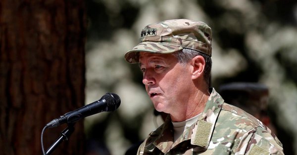 Gunfire kills Afghanistan police chief but senior U.S. general Scott Miller unhurt