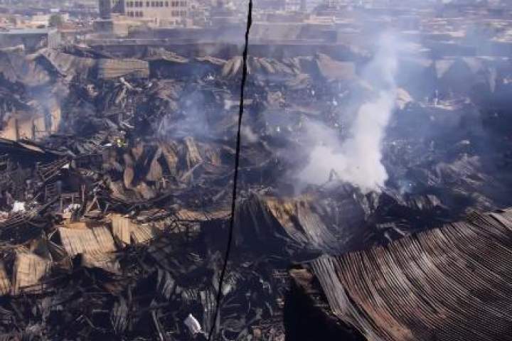 منبع ذخیره نفت دلیل توسعۀ آتش‌سوزی در جادۀ نادر پشتون