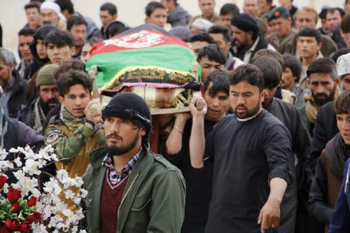 مراسم تشییع جنازه شهید بریدمل محمد احمدی