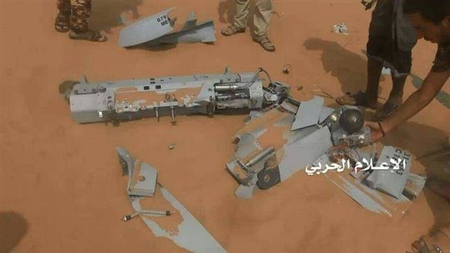 Yemeni forces intercept, shoot down Saudi-led bloc reconnaissance drone in Jizan