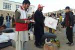 توزیع کمک برای بیجا شدگان در ولسوالی جاغوری