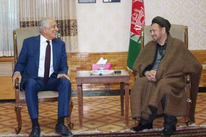 محقق در دیدار با خلیلزاد: هیأت مذاکره‌کننده با طالبان باید فراگیر باشد
