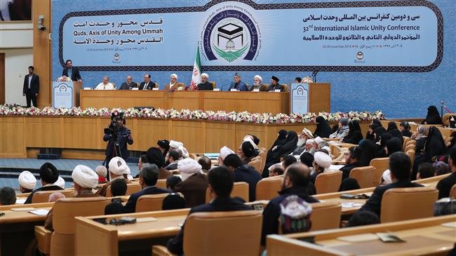 Iran’s President Rouhani urges Muslim unity against US, Zionist regime